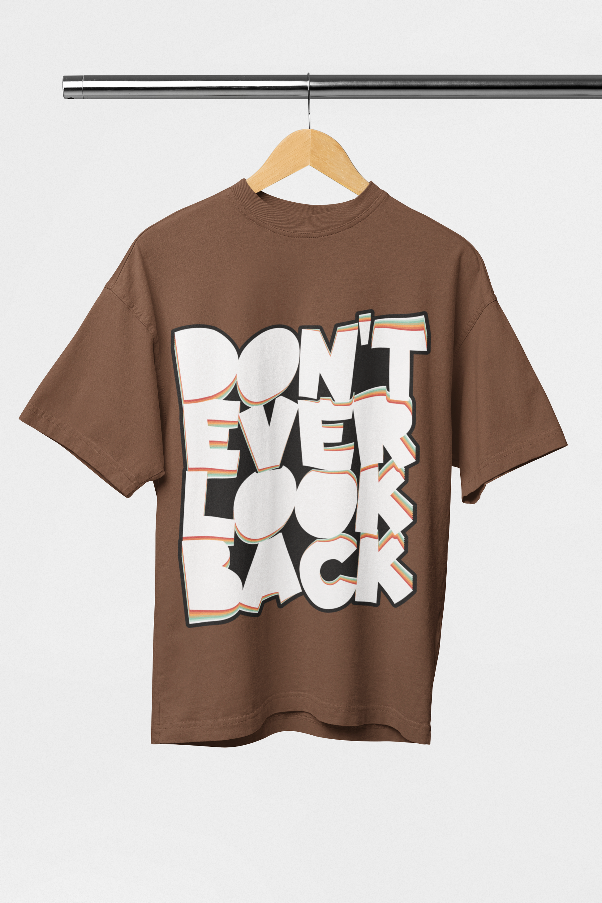 Don't Ever Look Back - Oversized Tee vibrantvest